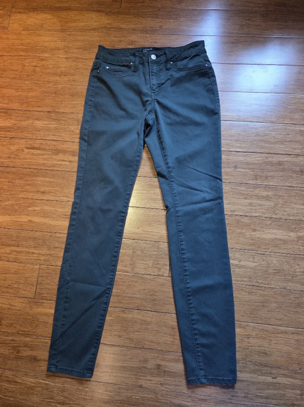 RW&CO Natalie Jegging Dark Green Skinny Pants Women's Small Stretch Office
